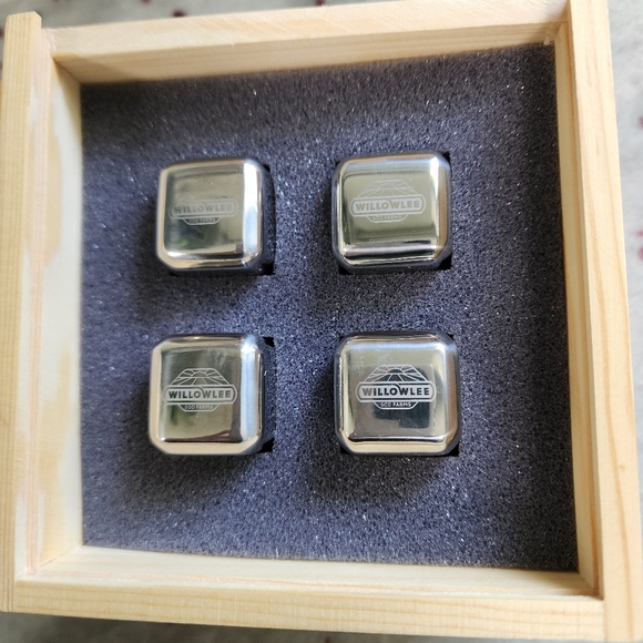 Whiskey Stones And Coaster Set - Picture 2 of 4